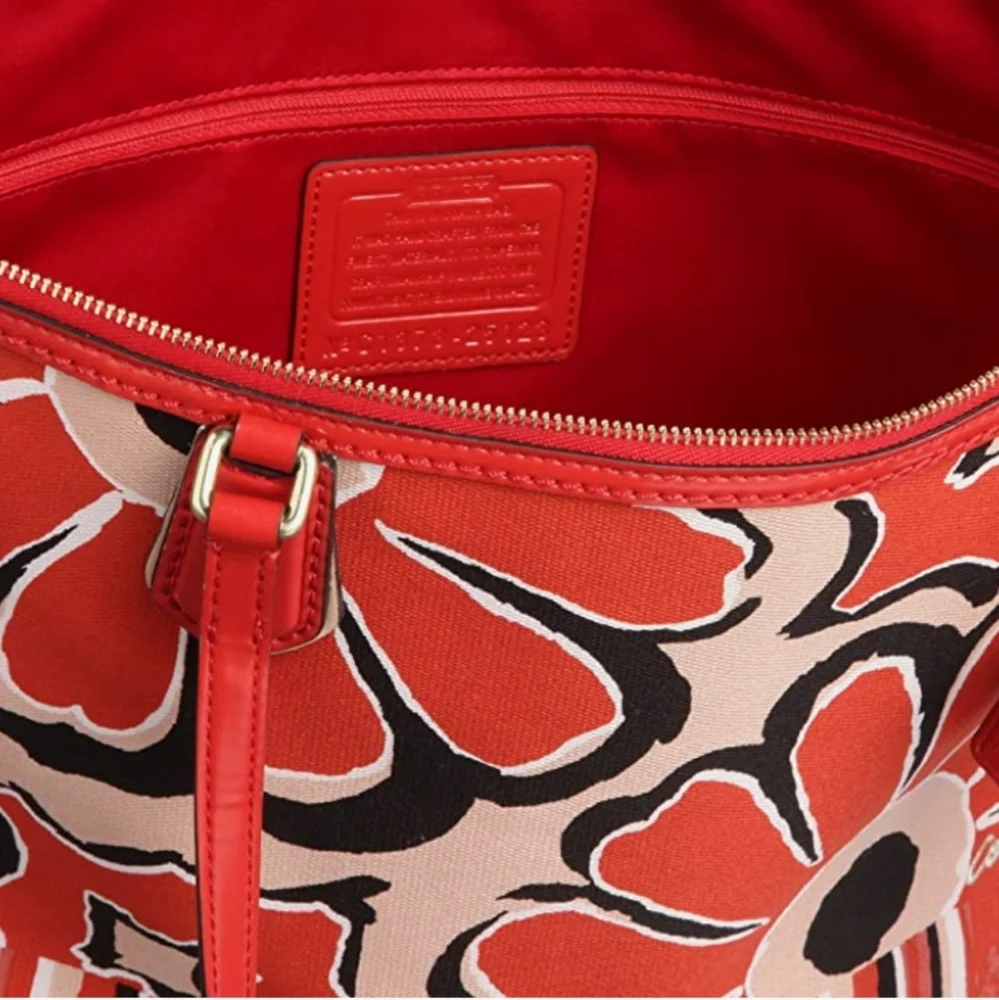 Coach Floral Scarf Print, EUC - Picture 6 of 7